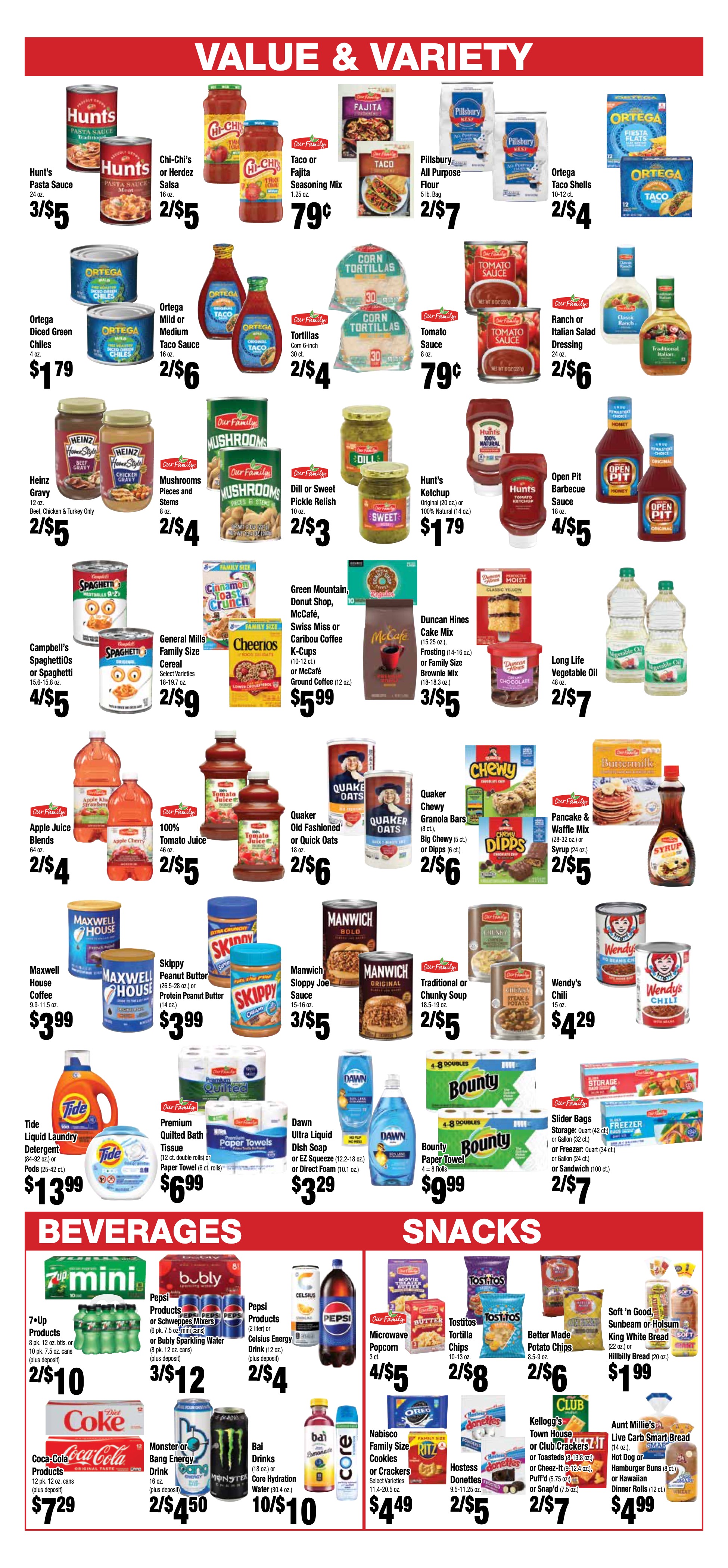 Weekly ad circular for 8 Mile Foodland