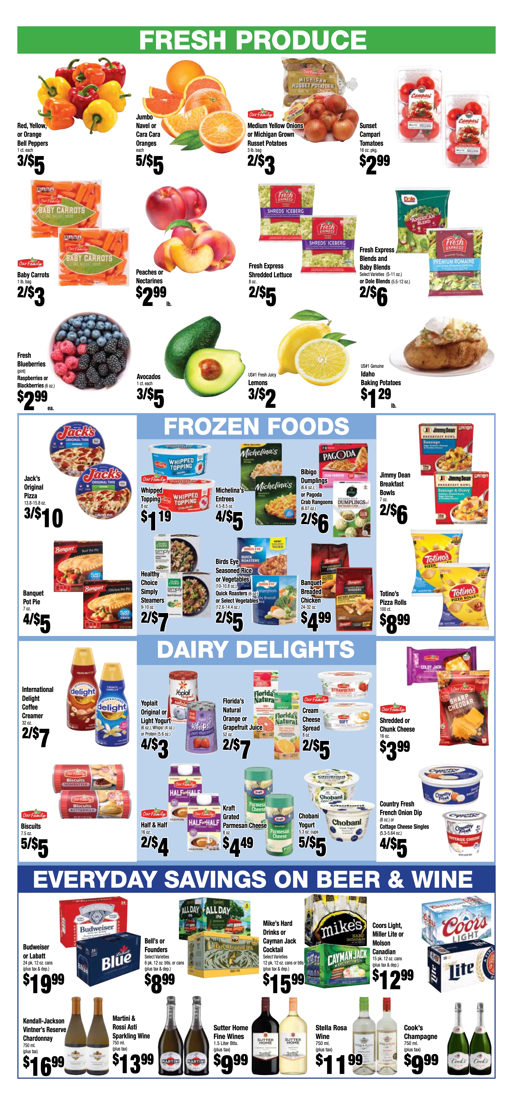 Weekly ad circular for 8 Mile Foodland